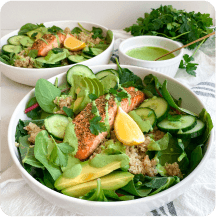 Green Goddess Salmon Salad