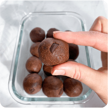 Double Chocolate Brownie Protein Balls