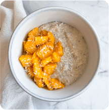 High Protein Mango Overnight Oats