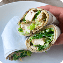 Chicken Caesar Salad Wrap