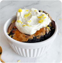 Lemon Blueberry Baked Oats